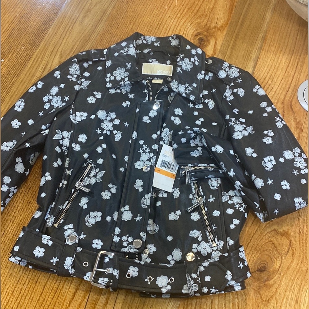 Michael Kors Faux Leather Jacket